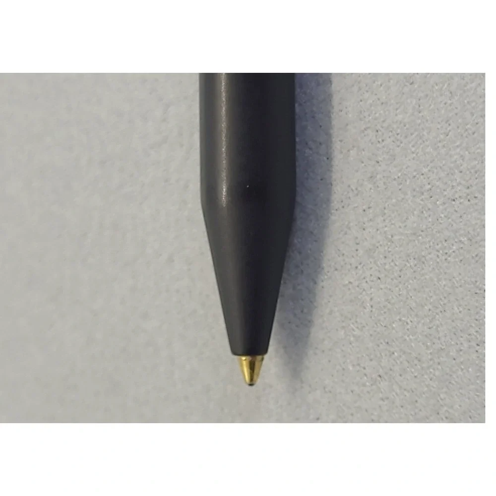 Vintage Chromatic Pen Black‎ Matte Twist Ballpoint USA Pat Gold Trim